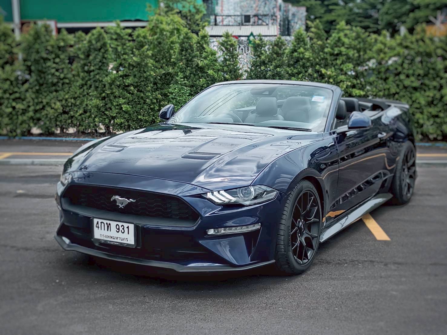 2018 Ford Mustang Convertible สีดำ (รูปที่ 5)
