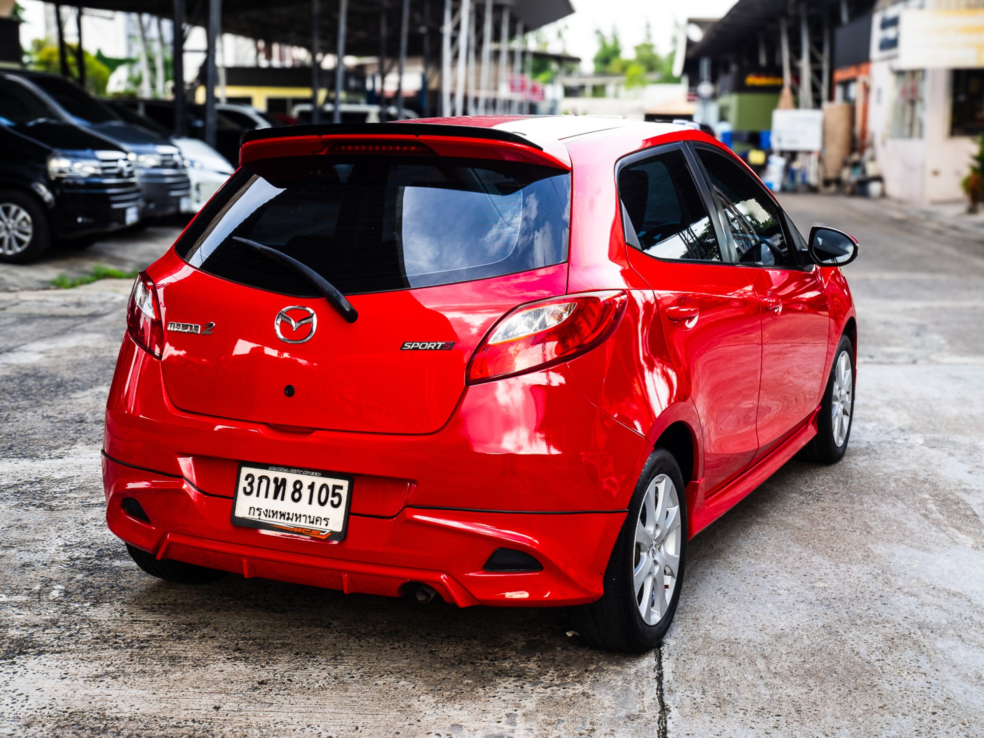 2014 Mazda 2 Sports (5 ประตู) สีแดง (รูปที่ 7)