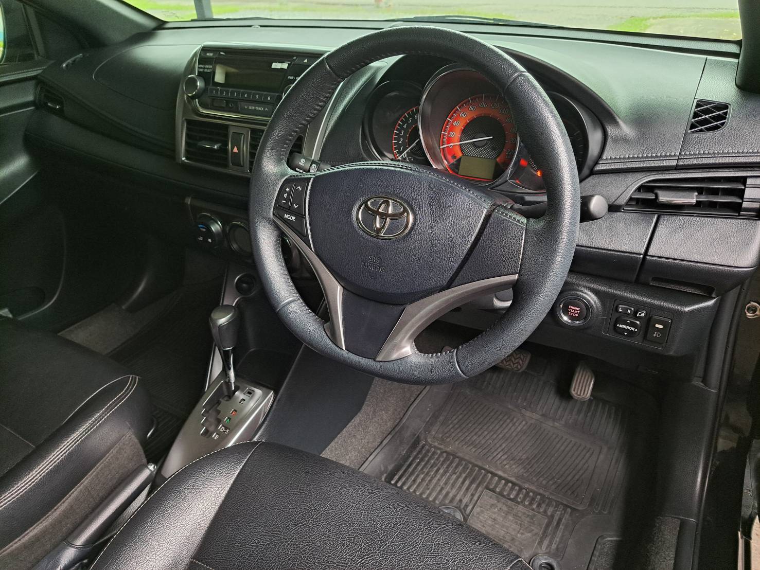 TOYOTA YARIS 1.2G ปี2017 ไมล์แท้ 70,000 มือเดียว รุ่นท็อป ประวัติดีเข้าToyotaตลอด (รูปที่ 9)