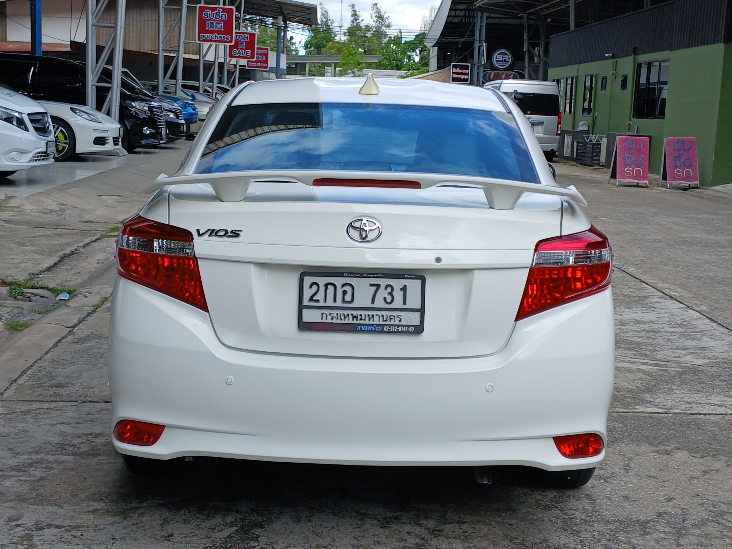 2014 Toyota Vios สีขาว (รูปที่ 6)