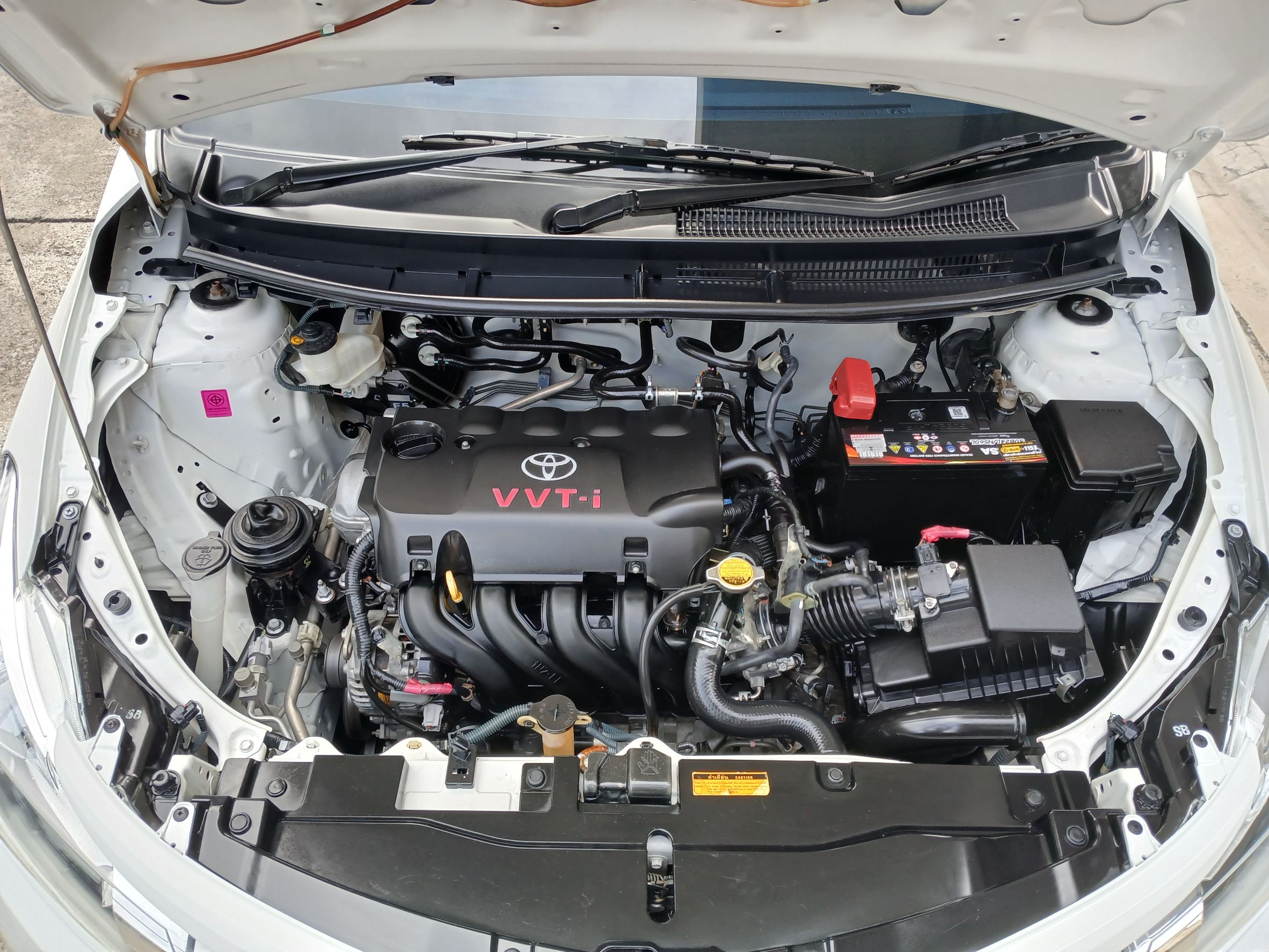 2014 Toyota Vios สีขาว (รูปที่ 14)