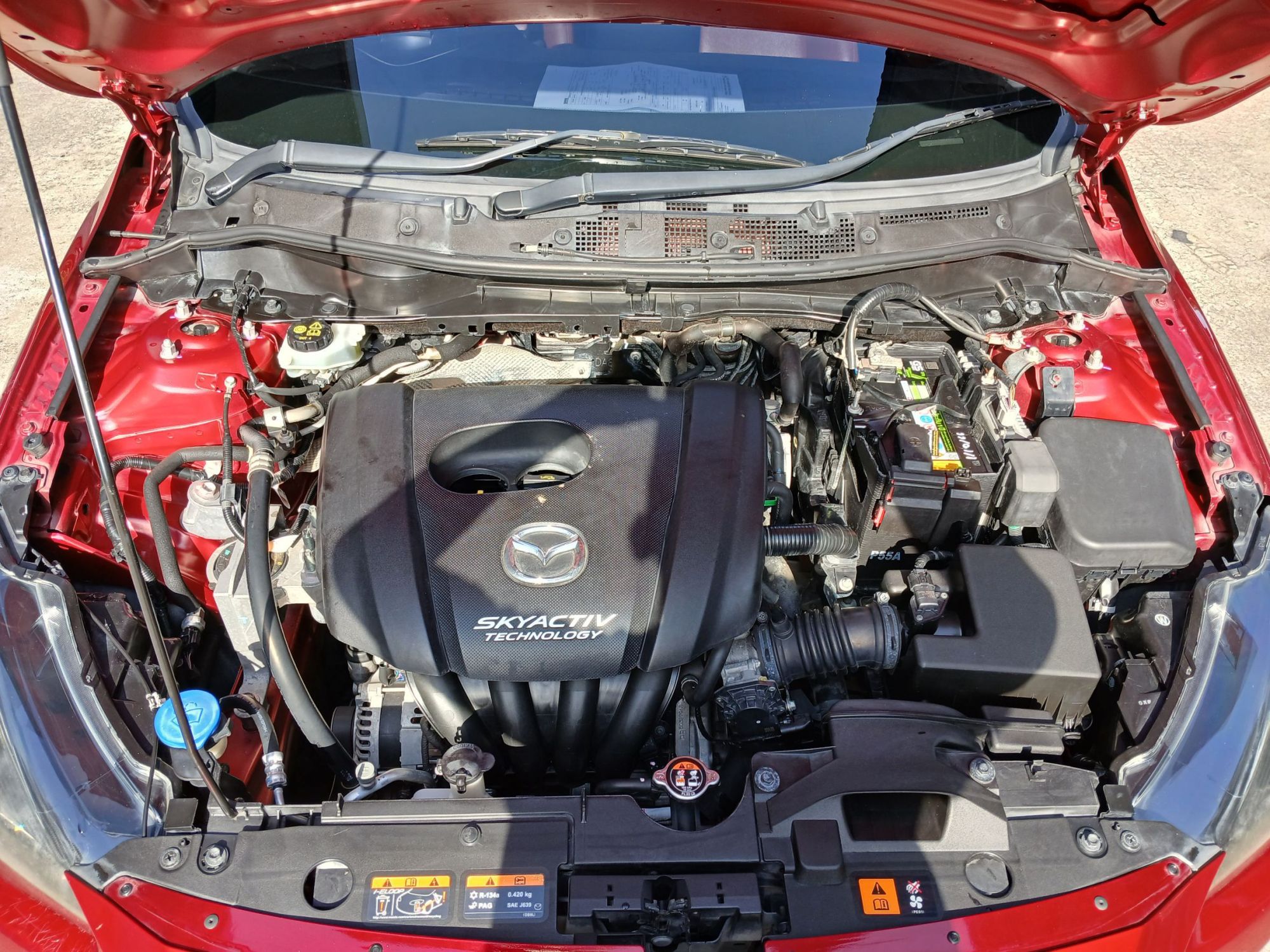 2019 Mazda 2 Hatchback (5 ประตู) สีแดง (รูปที่ 15)