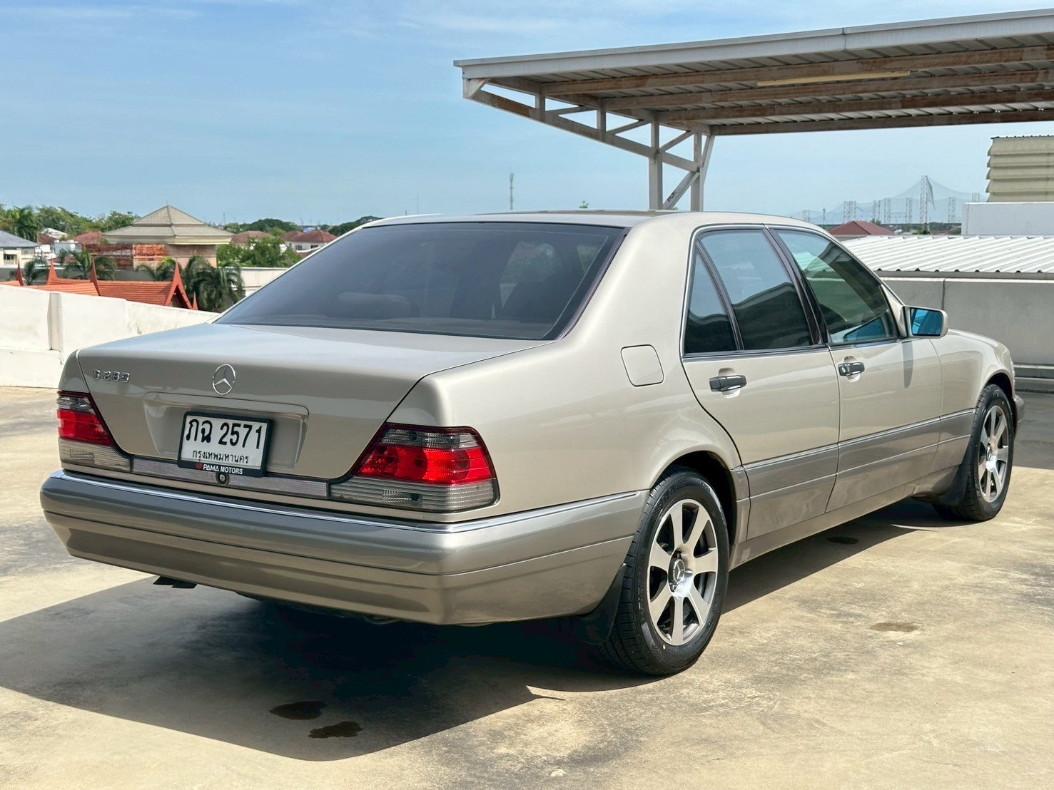 1999 Mercedes-Benz S-Class W140 S280 สีน้ำตาล (รูปที่ 7)