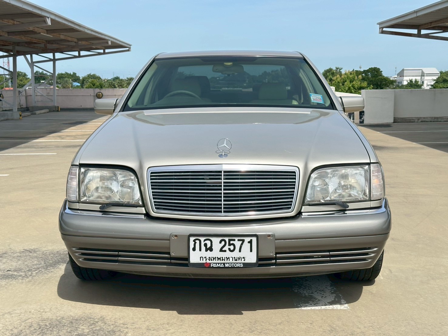 1999 Mercedes-Benz S-Class W140 S280 สีน้ำตาล (รูปที่ 4)