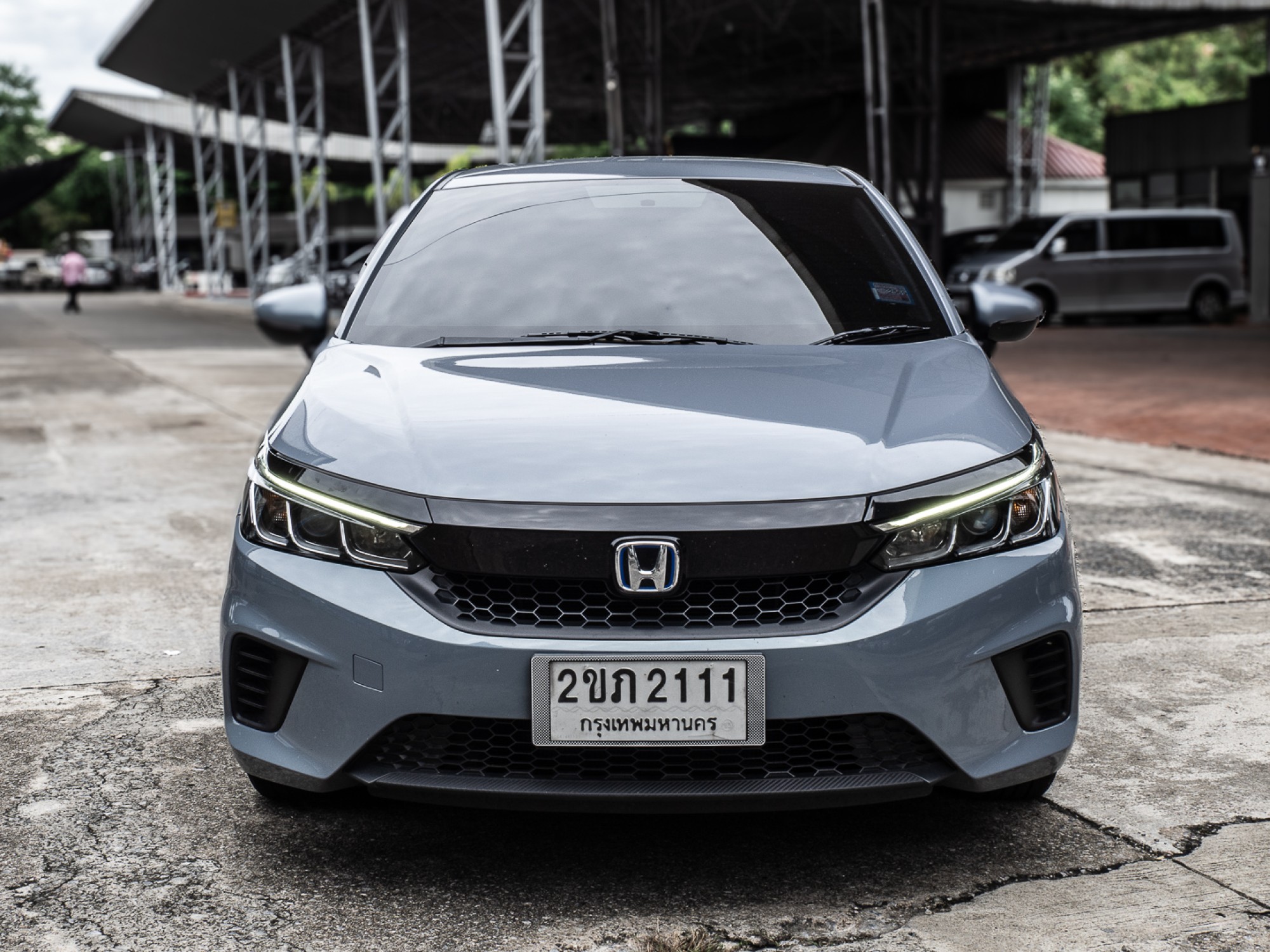 2022 Honda City Hatchback สีเทา (รูปที่ 2)
