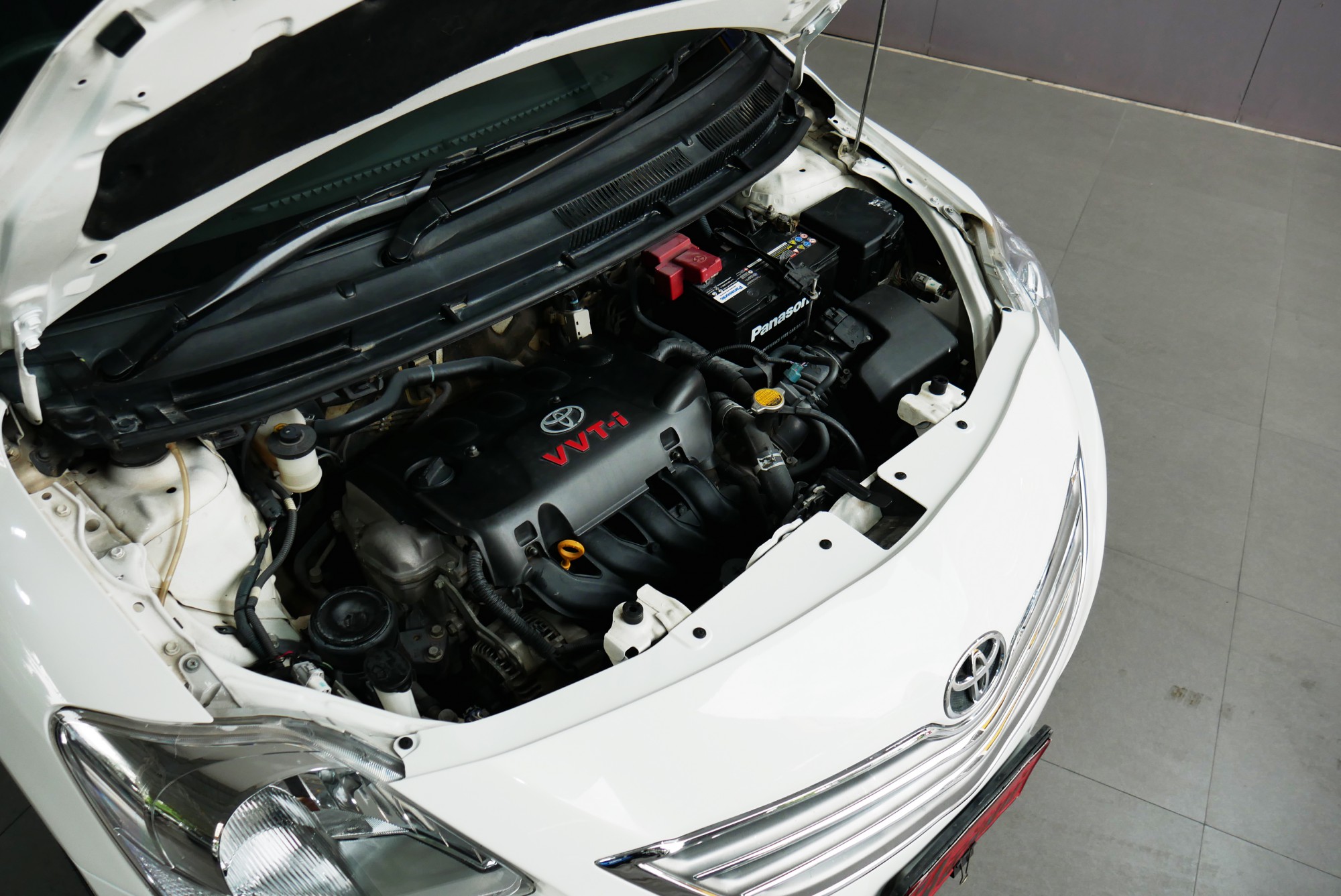 TOYOTA VIOS 1.5 J MINOR CHANGE AT 2011 สีขาว (รูปที่ 4)