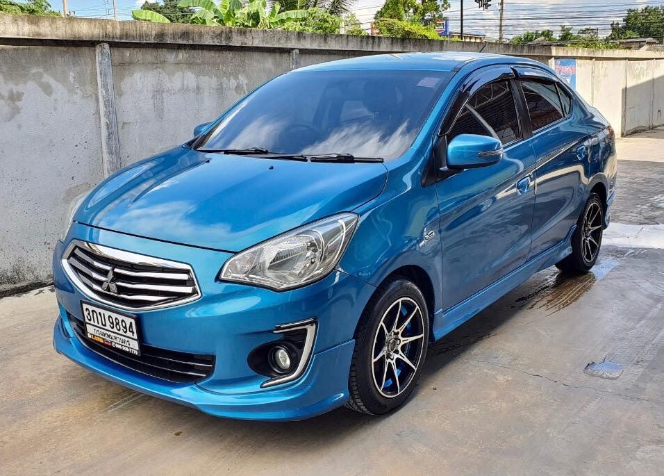 Mitsubishi Attrage ปี 2013 สีฟ้า
