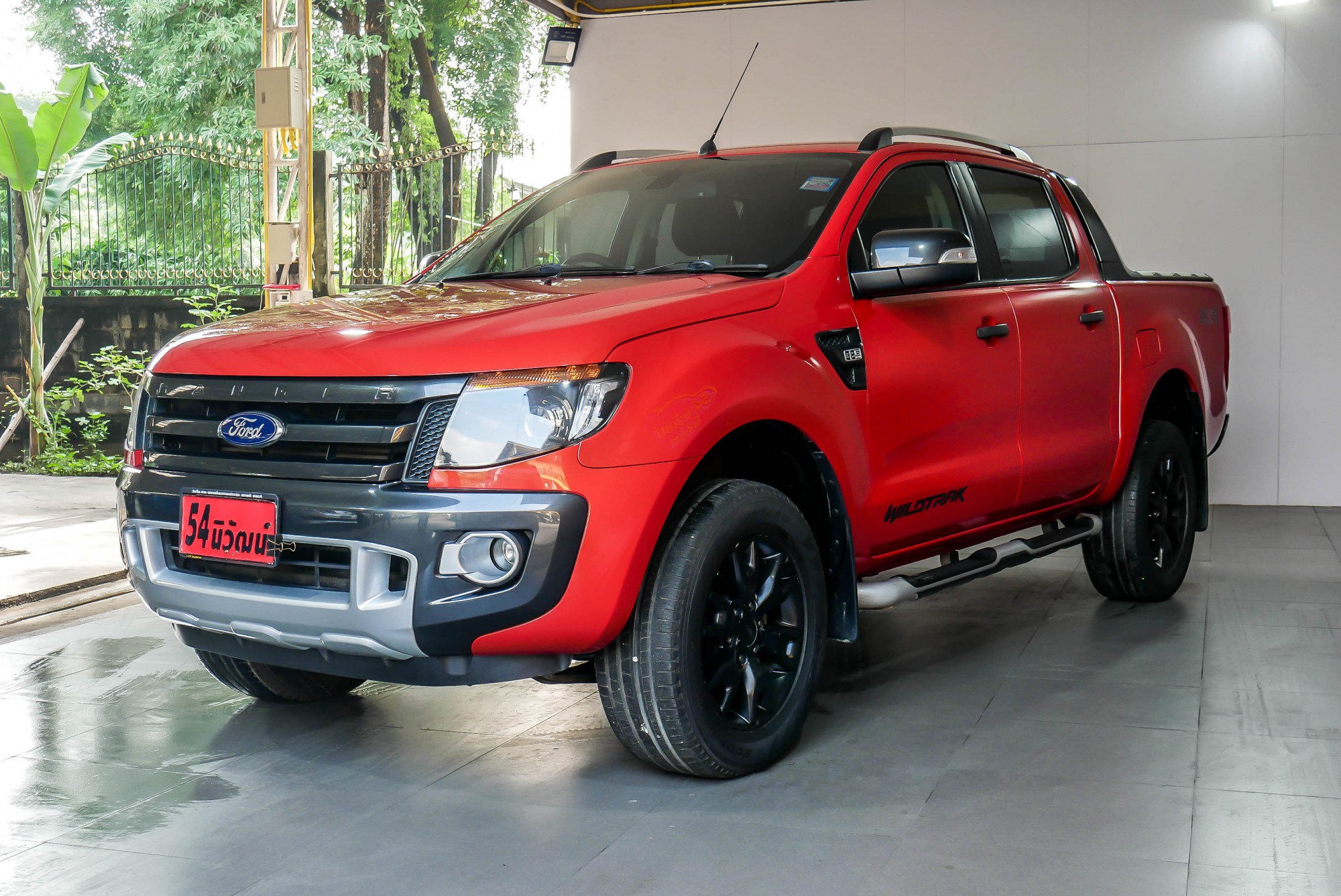 FORD RANGER DOUBLECAB 3.2 WILDTACK 4WD. AT ปี 2013 สีส้ม (รูปที่ 3)