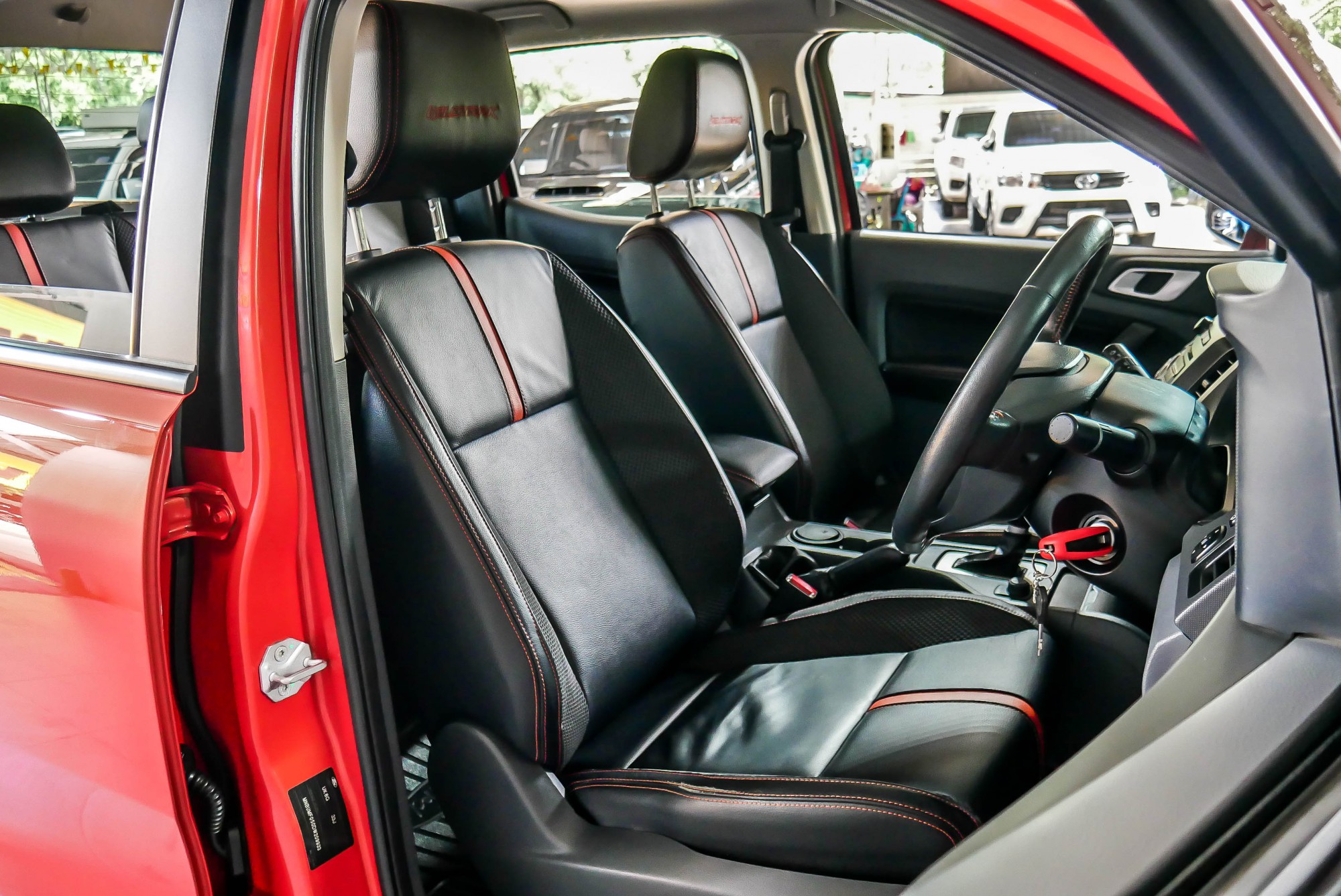 FORD RANGER DOUBLECAB 3.2 WILDTACK 4WD. AT ปี 2013 สีส้ม (รูปที่ 6)