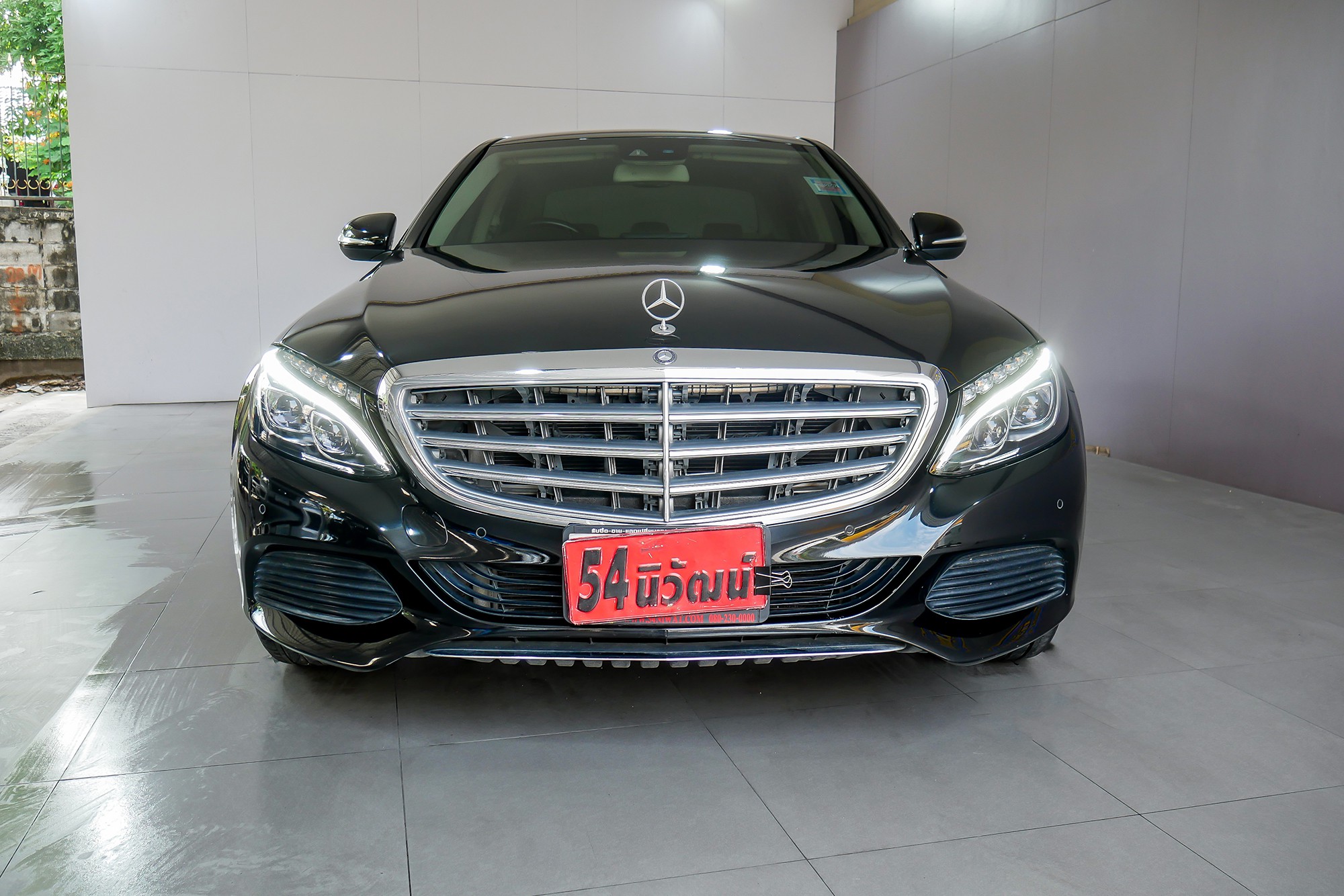 MERCEDES BENZ C300 W205 2.1 BLUETECH HYBRID EXCLUSIVE AT ปี 2016 สีดำ