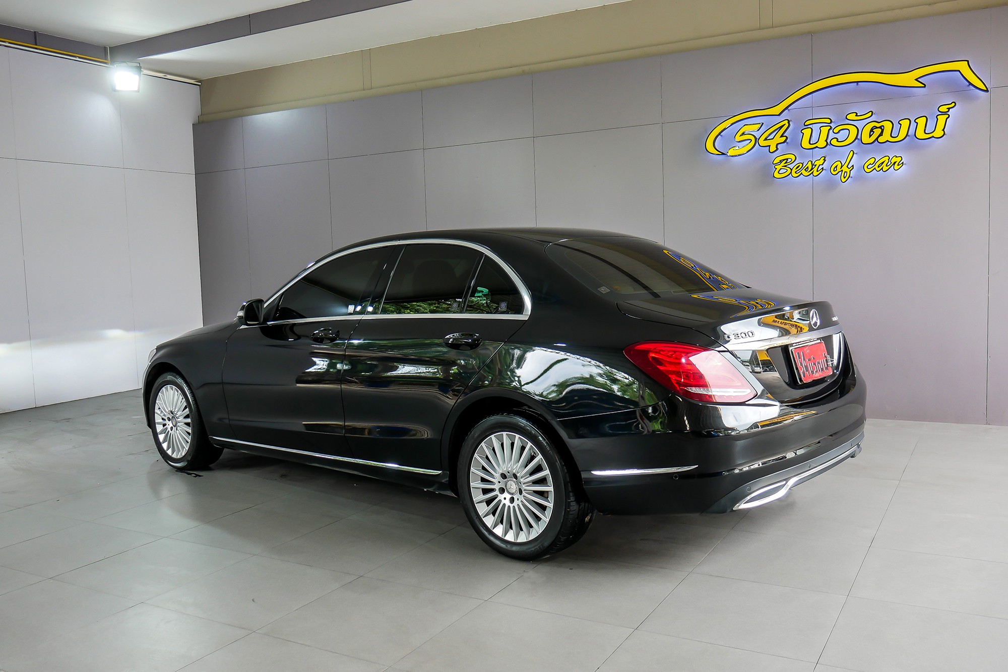 MERCEDES BENZ C300 W205 2.1 BLUETECH HYBRID EXCLUSIVE AT ปี 2016 สีดำ