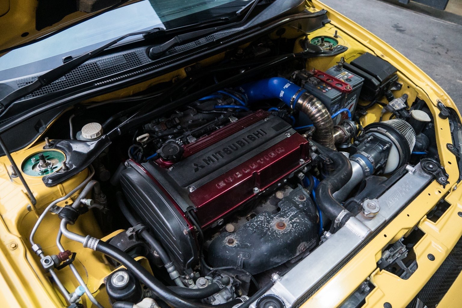Mitsubishi Evolution VII ปี 2003 สีเหลือง (รูปที่ 14)