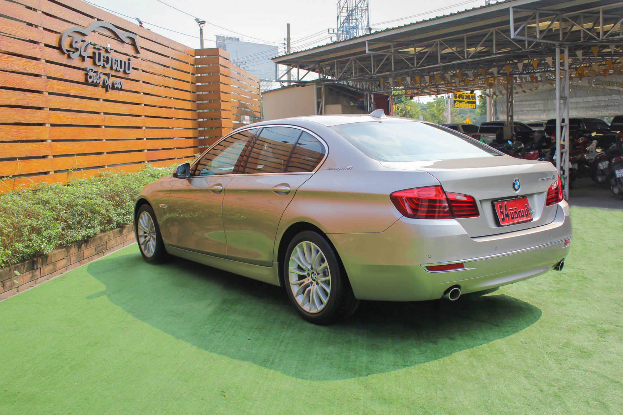 BMW 5 Series ACTIVE HYBRID 5 LUXURY 3.0 LCI ปี 2014 สีน้ำตาล