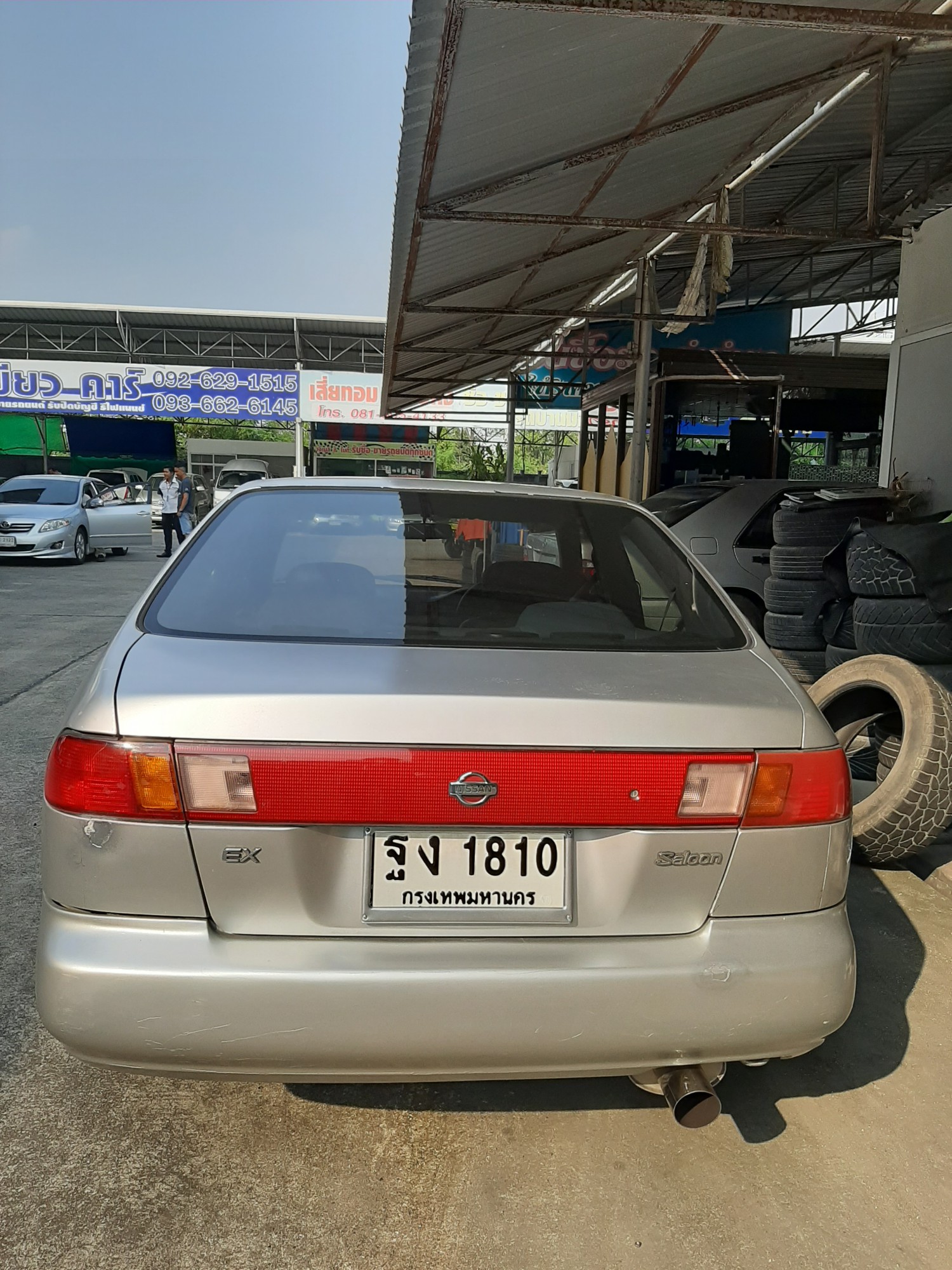 Nissan Sunny ปี 1994 สีเทา (รูปที่ 3)