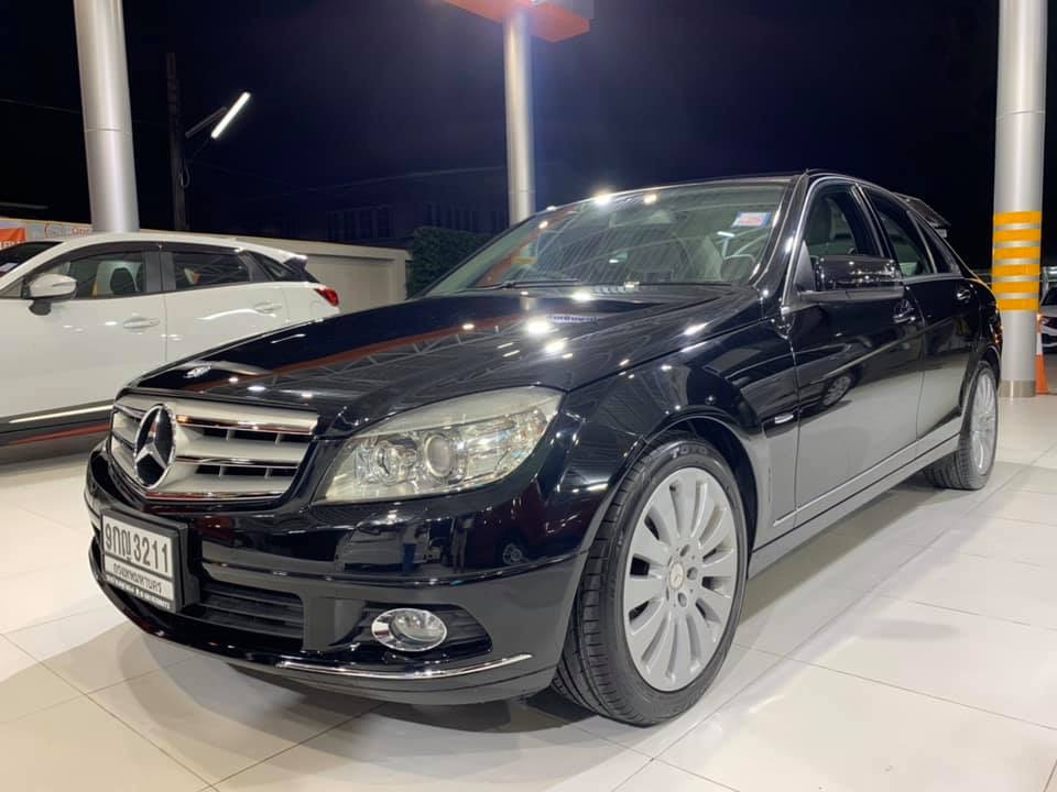 Mercedes-Benz C-Class W204 C200 ปี 2010 สีดำ (รูปที่ 2)