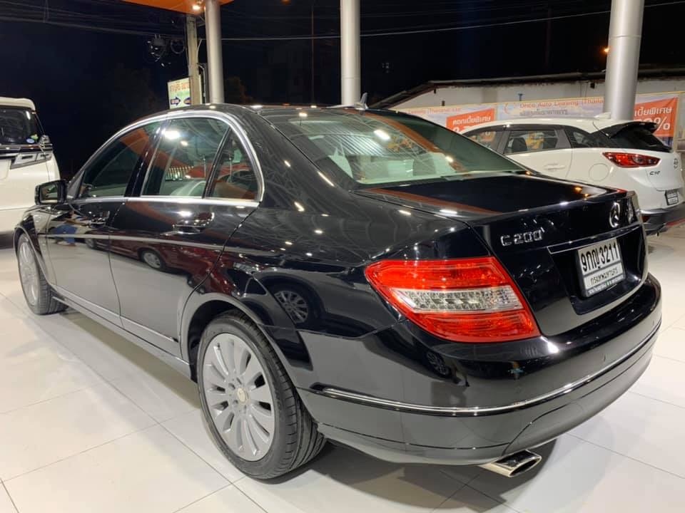 Mercedes-Benz C-Class W204 C200 ปี 2010 สีดำ (รูปที่ 4)