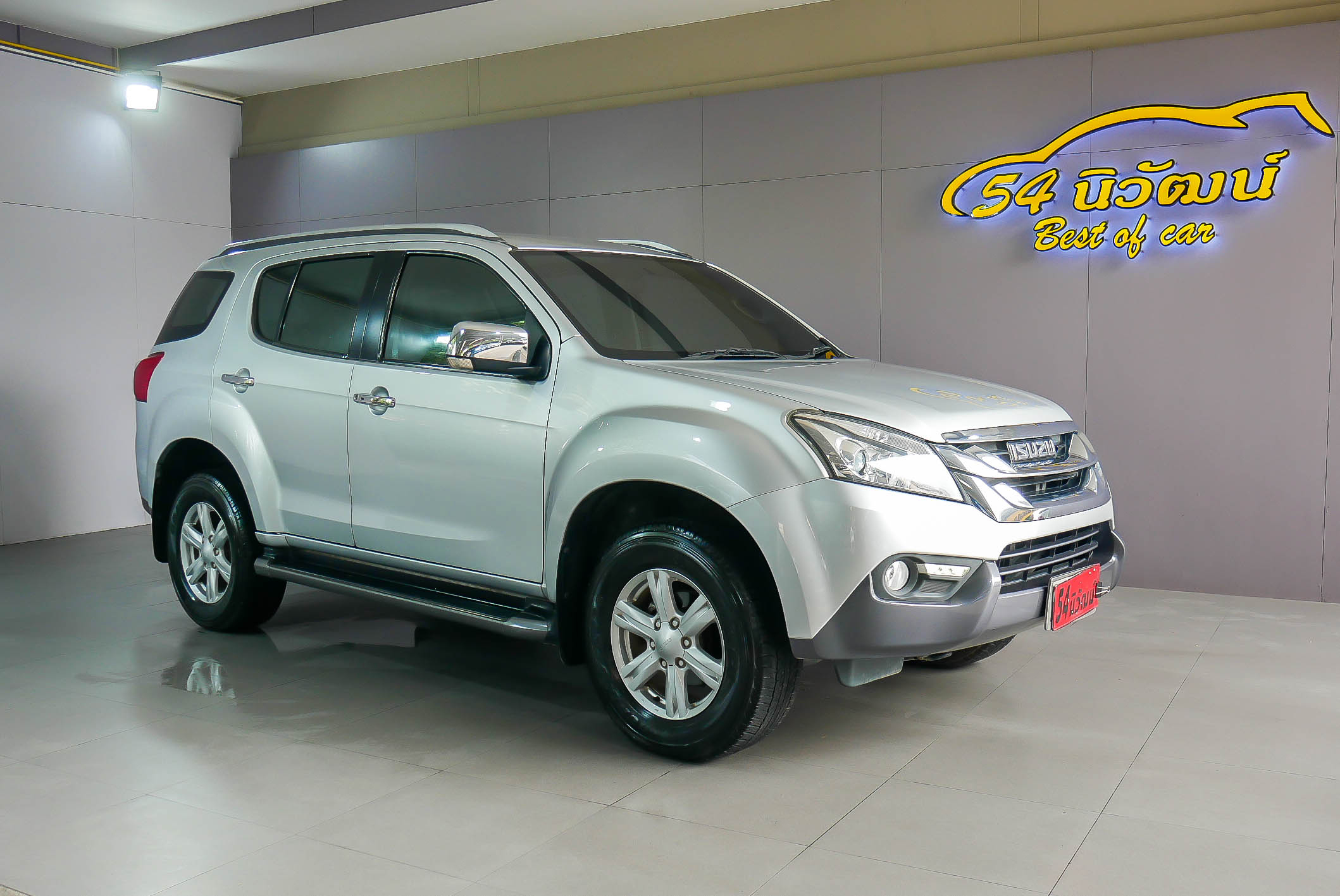 ISUZU MU-X 3.0 NAVI 4WD AT 2014 สีเงิน