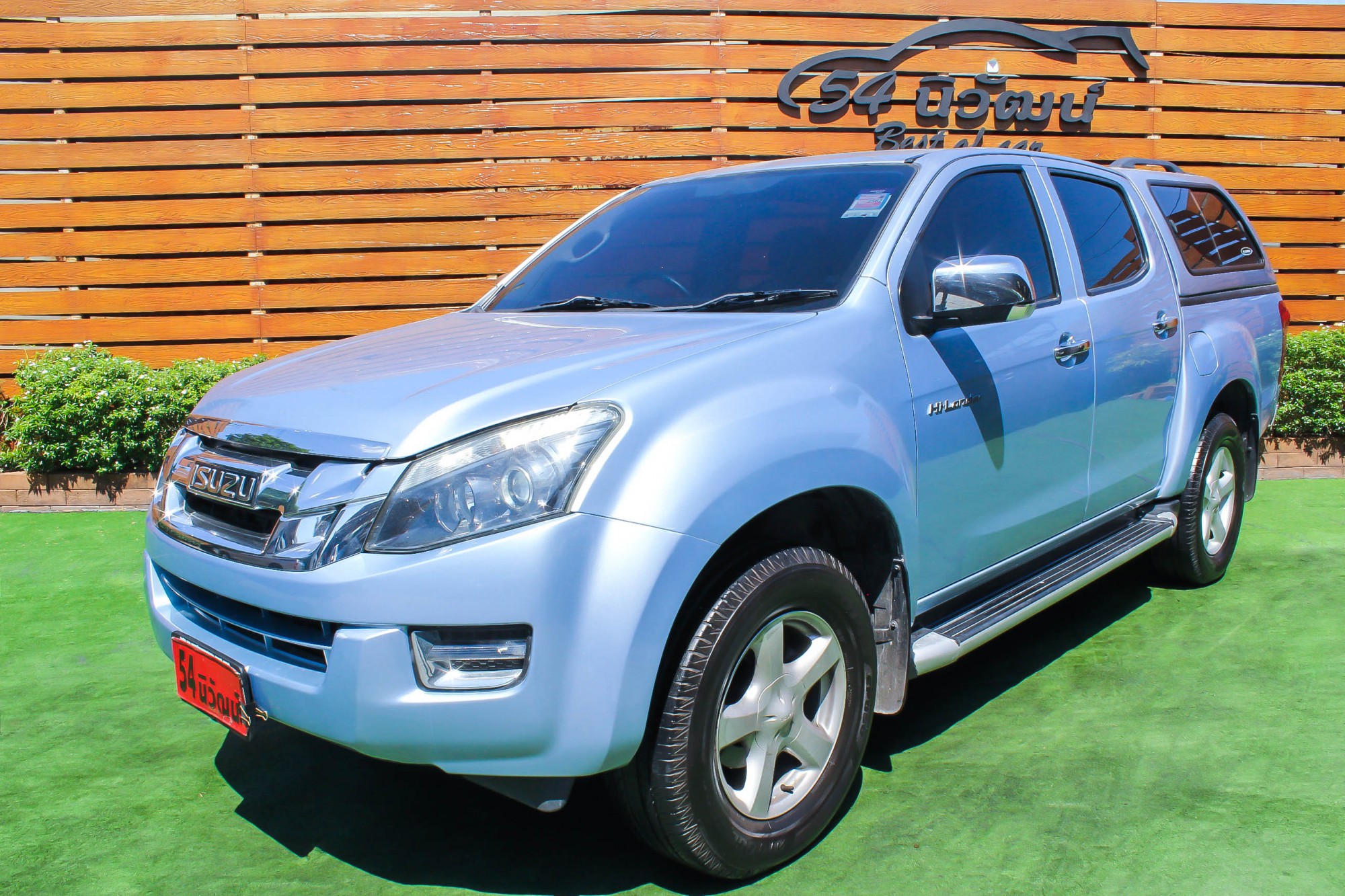 ISUZU D-MAX CAB4 3.0 Z-PRESTIG HI-LANDER SUPER DAY LIGHT AT ปี 2015 สีฟ้า (รูปที่ 4)