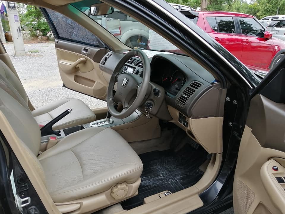 Honda Civic ES (Dimension) โฉม ตาเหยี่ยว 04-05 ปี 2004 สีดำ (รูปที่ 5)