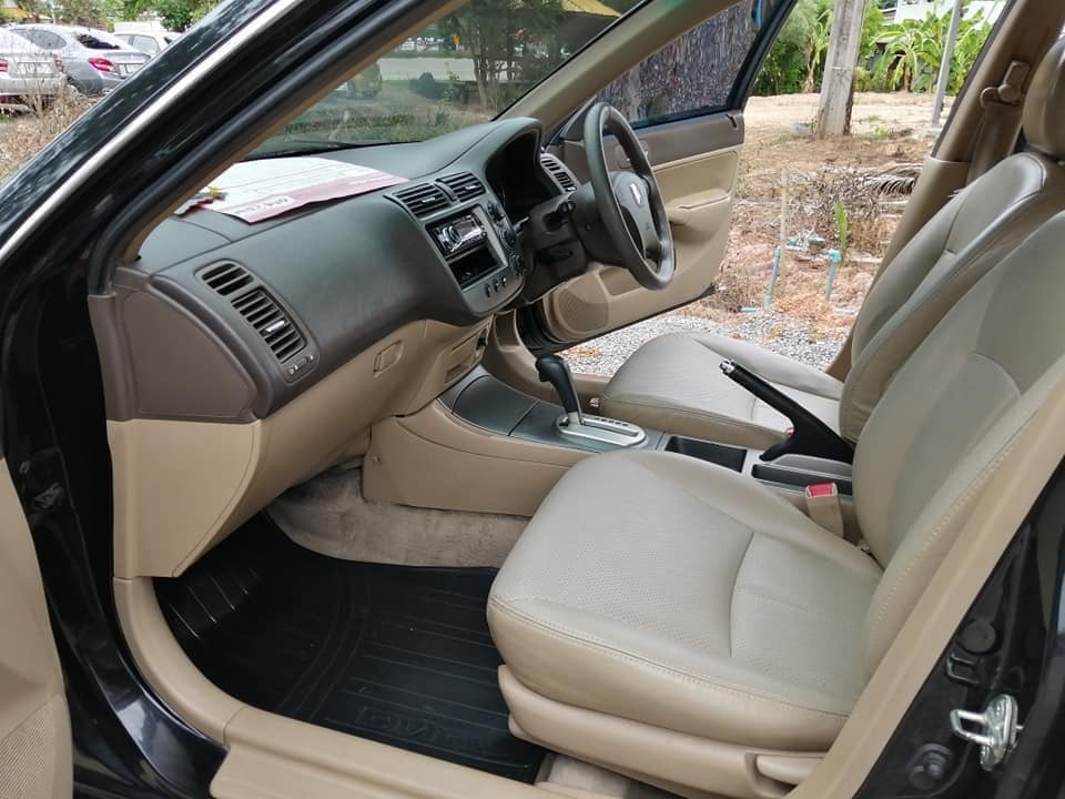 Honda Civic ES (Dimension) โฉม ตาเหยี่ยว 04-05 ปี 2004 สีดำ (รูปที่ 6)