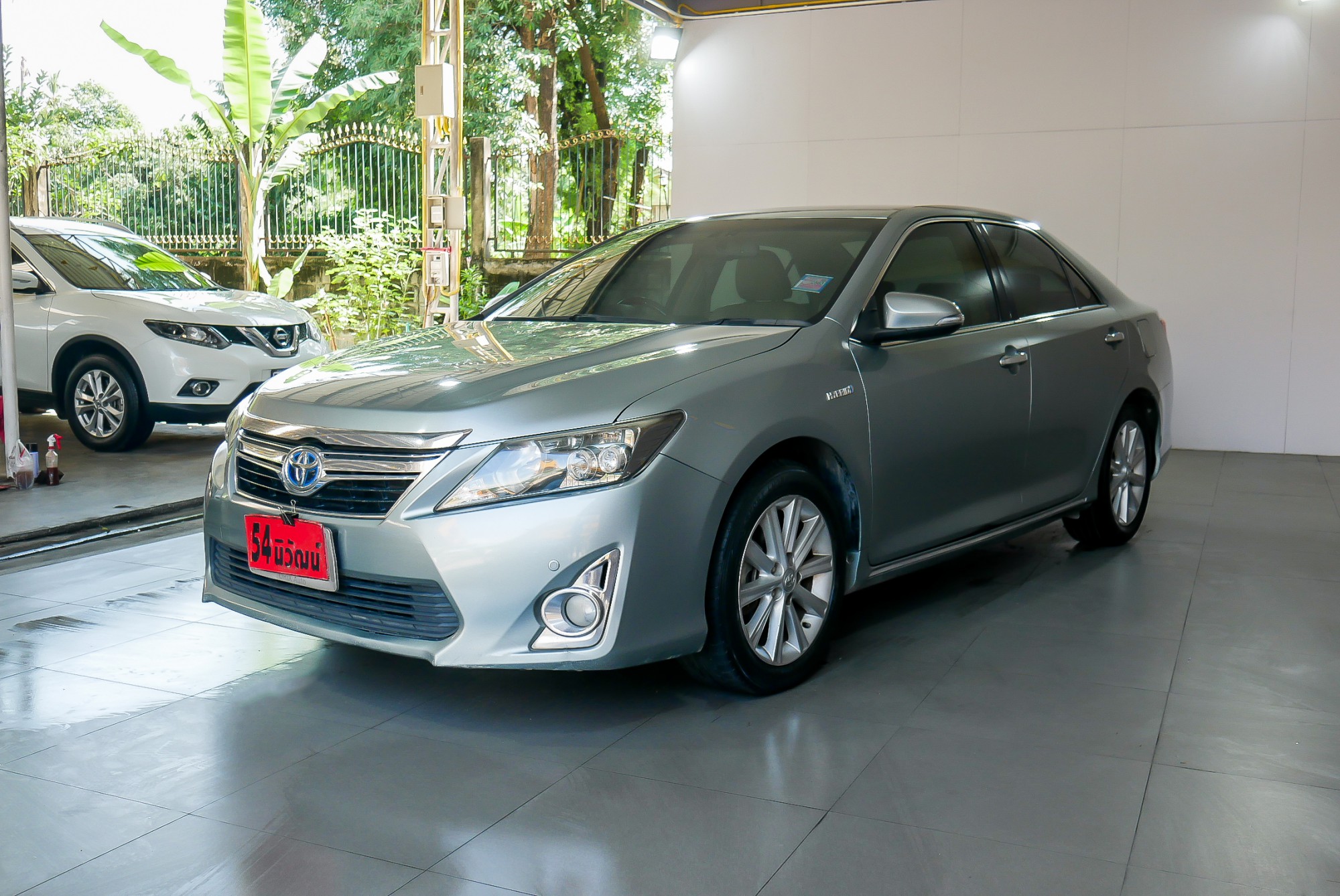 TOYOTA CAMRY 2.5 HV NAVI MINOR CHANGE ปี 2013 สีเทา (รูปที่ 3)