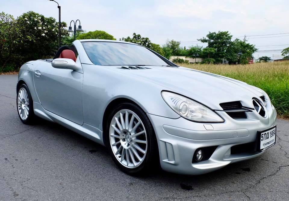 Mercedes-Benz SLK-Class R171 SLK200 ปี 2005 สีเงิน (รูปที่ 3)