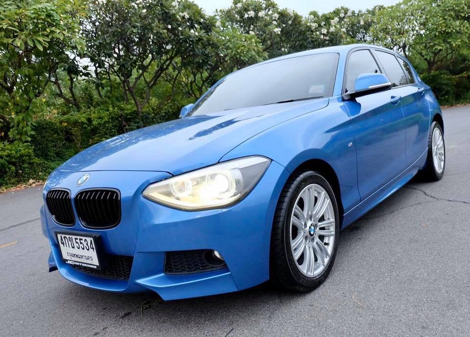 BMW 1 Series F20 116i ปี 2015 สีน้ำเงิน (รูปที่ 3)