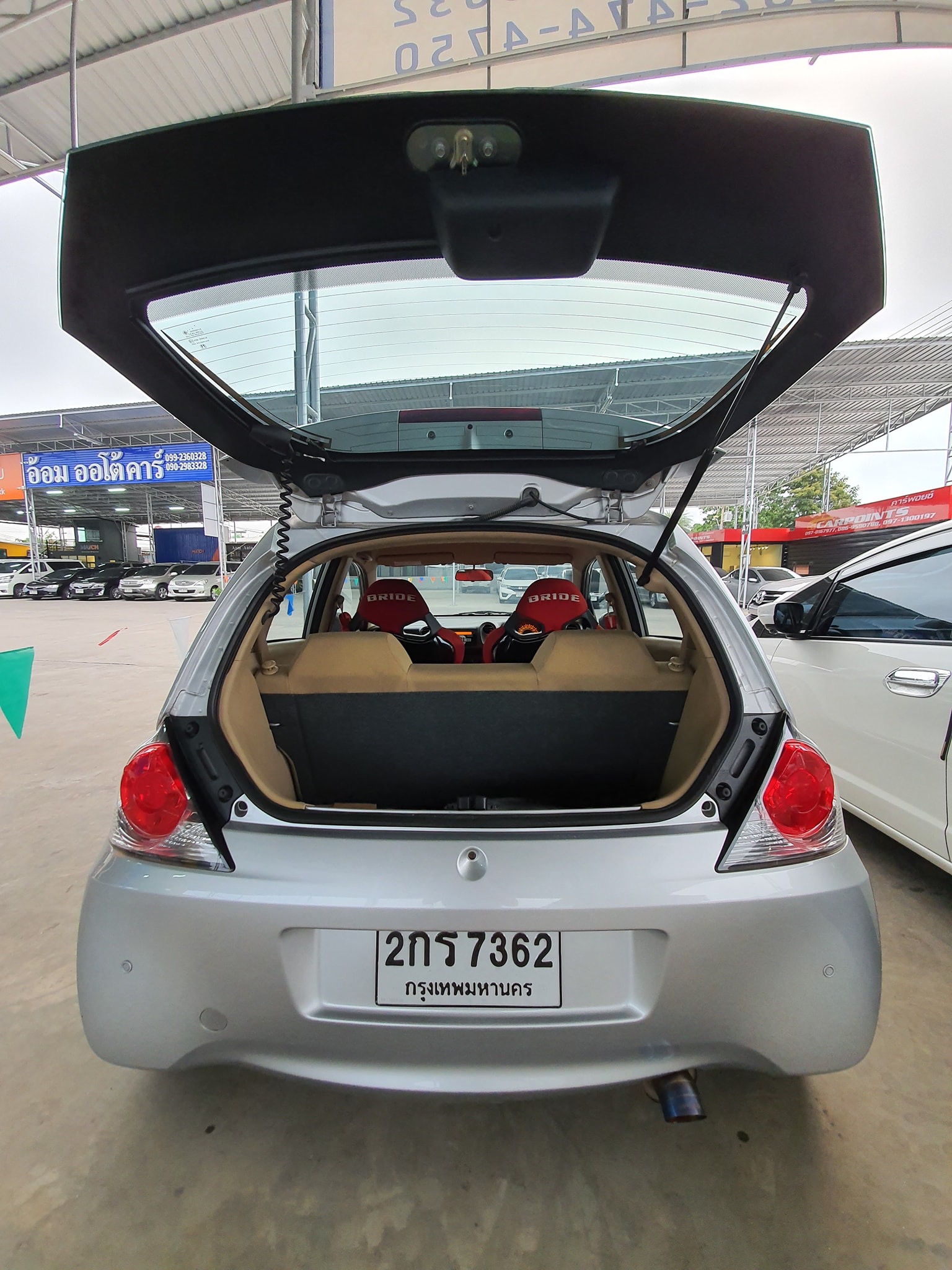 Honda Brio ปี 2013 สีขาว (รูปที่ 7)