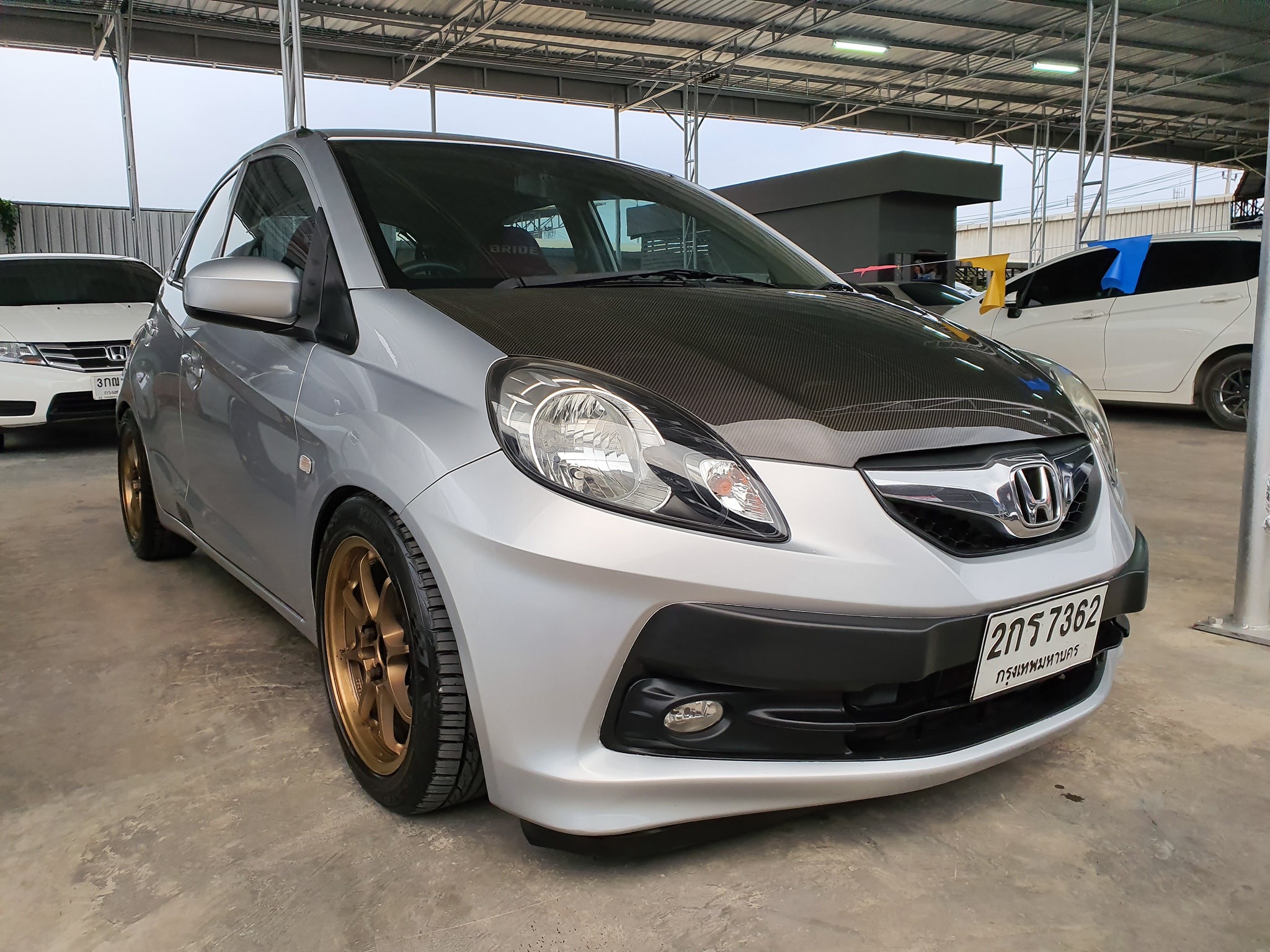 Honda Brio ปี 2013 สีขาว (รูปที่ 2)