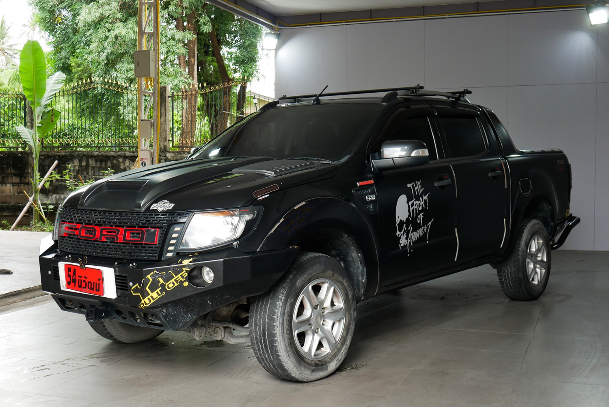 FORD RANGER DOUBLECAB 3.2 WILDTACK 4X4 AT ปี 2014 สีดำ