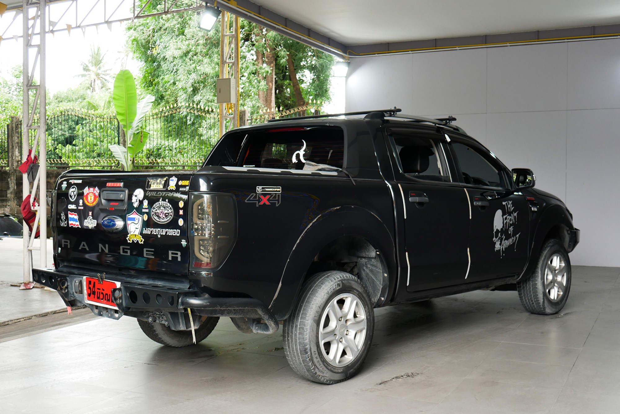 FORD RANGER DOUBLECAB 3.2 WILDTACK 4X4 AT ปี 2014 สีดำ