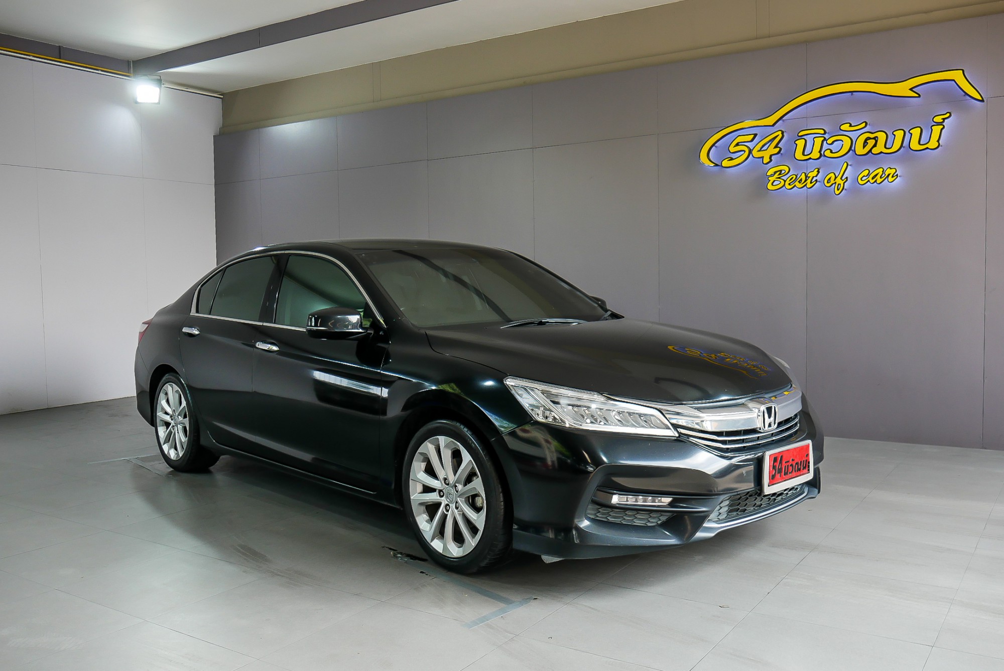 HONDA ACCORD G9 2.4 EL NAVI MINOR CHANGE AT ปี 2016 สีดำ
