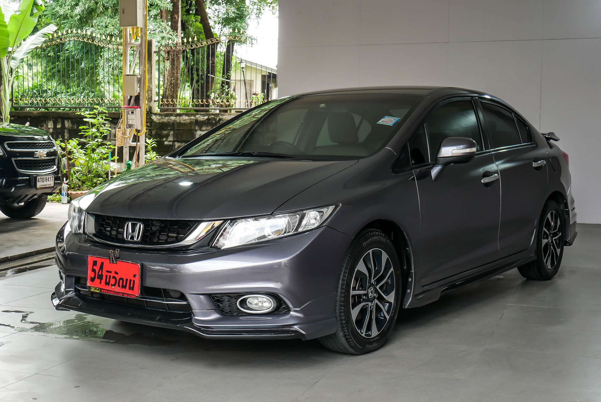 HONDA CIVIC FB 1.8 ES MINOR CHANGE AT ปี 2014 สีเทา