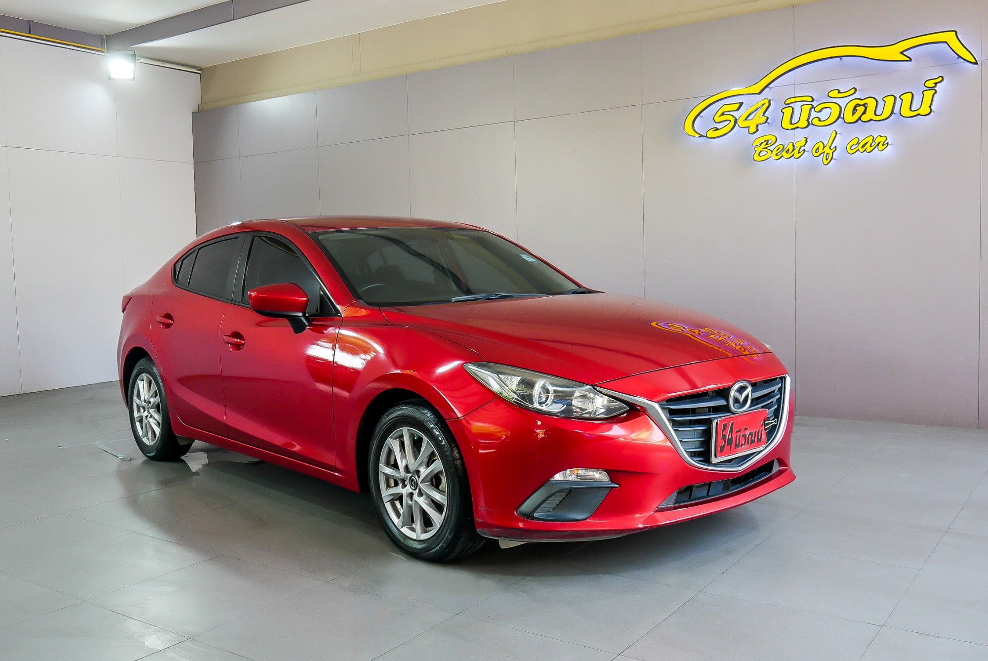 MAZDA 3 SKYACTIV 2.0 E SEDAN ปี 2015 สีแดง