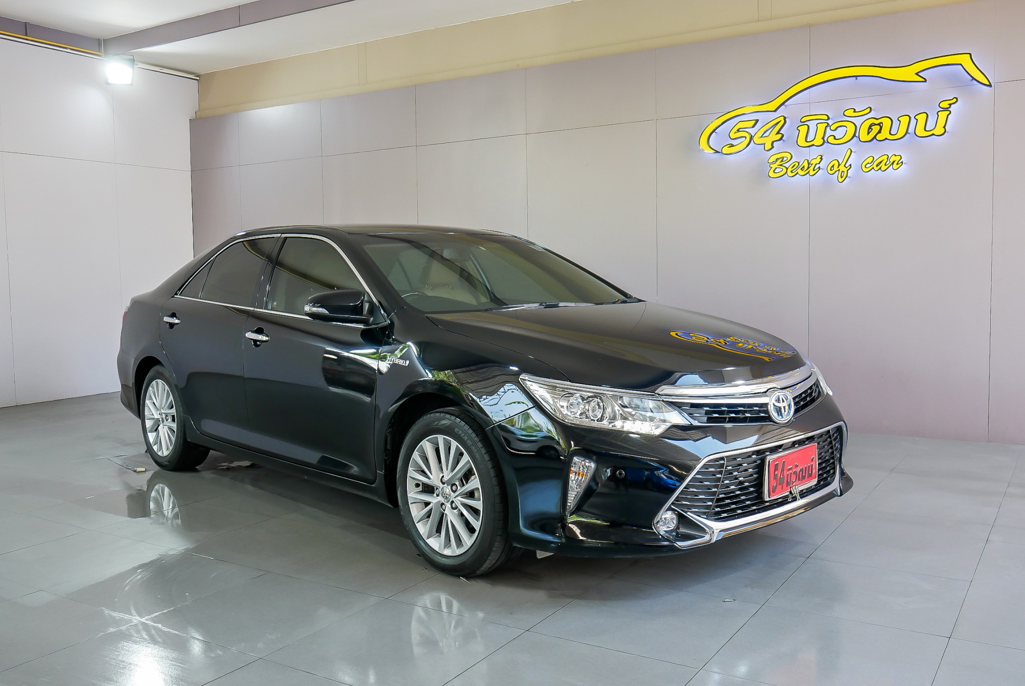 TOYOTA CAMRY 2.5 HV NAVI MINOR CHANGE AT ปี 2016 สีดำ