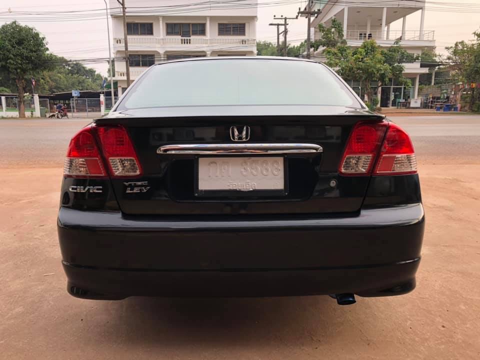Honda Civic ES (Dimension) โฉม ตาเหยี่ยว ปี 2005 สีดำ (รูปที่ 4)
