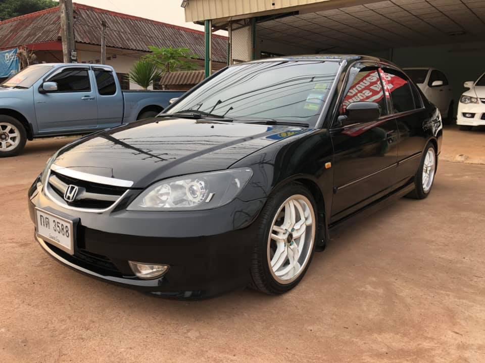 Honda Civic ES (Dimension) โฉม ตาเหยี่ยว ปี 2005 สีดำ (รูปที่ 2)