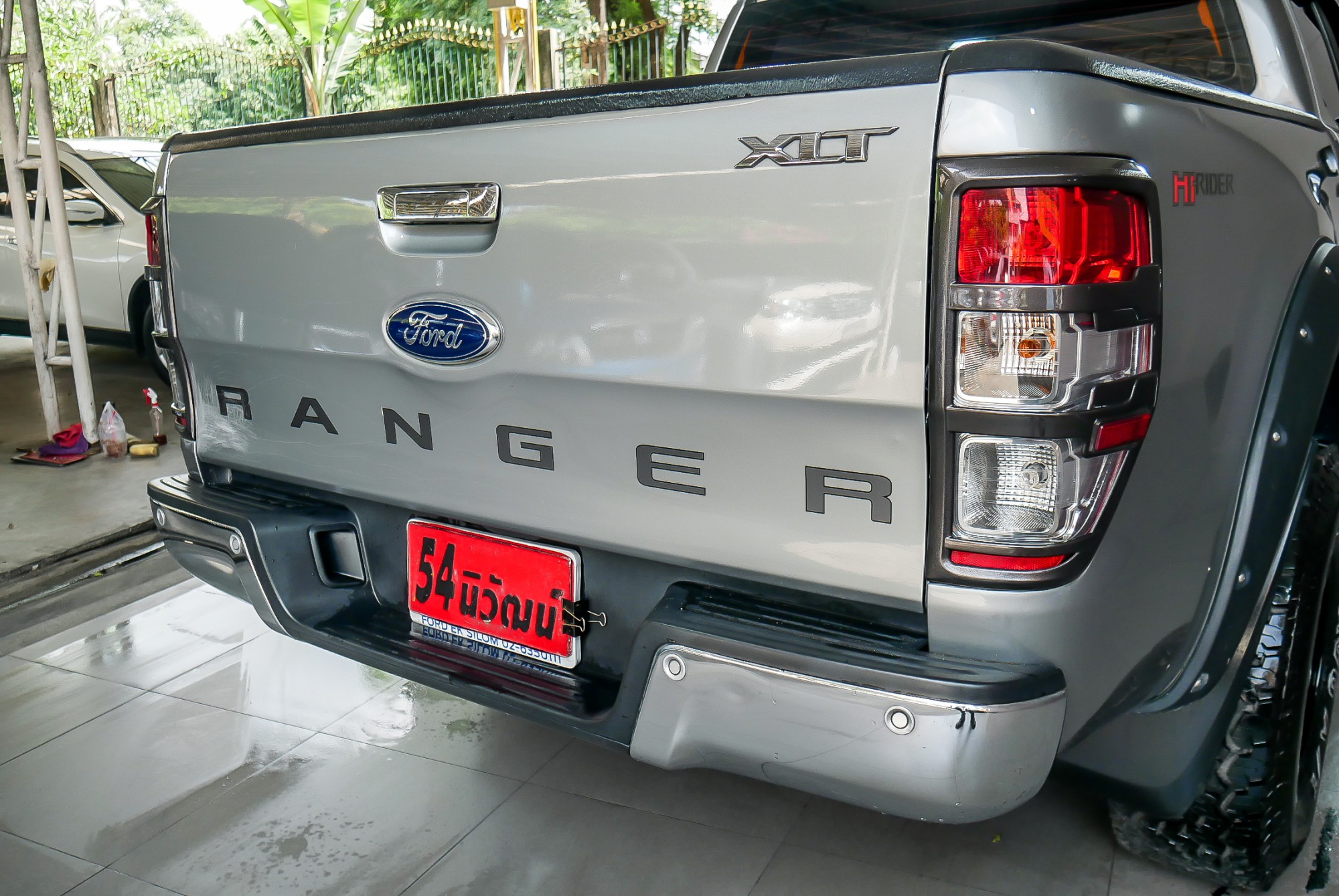 FORD RANGER DOUBLECAB 2.2 XLT HI-RIDER AT ปี 2016 สีเทา