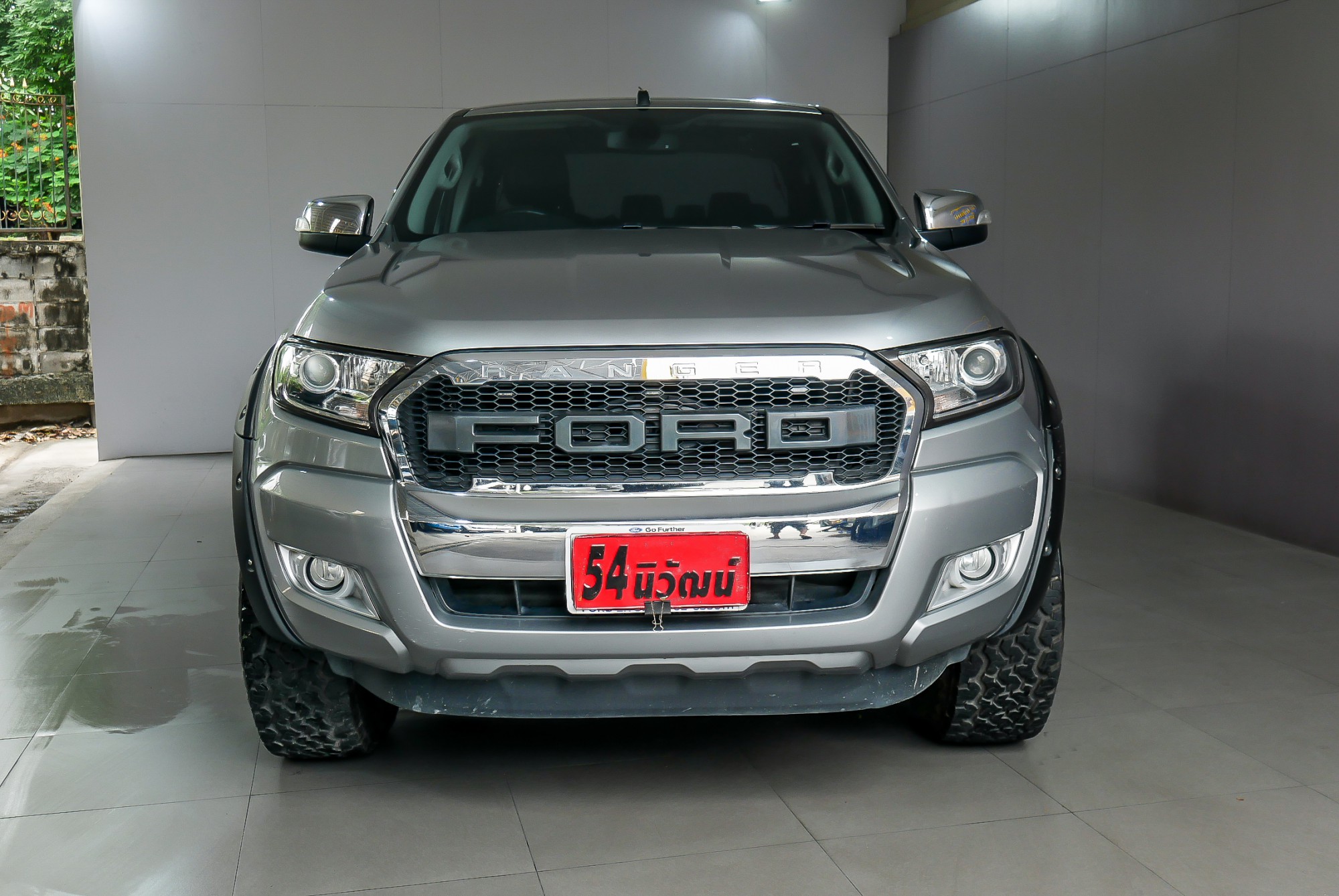 FORD RANGER DOUBLECAB 2.2 XLT HI-RIDER AT ปี 2016 สีเทา (รูปที่ 2)