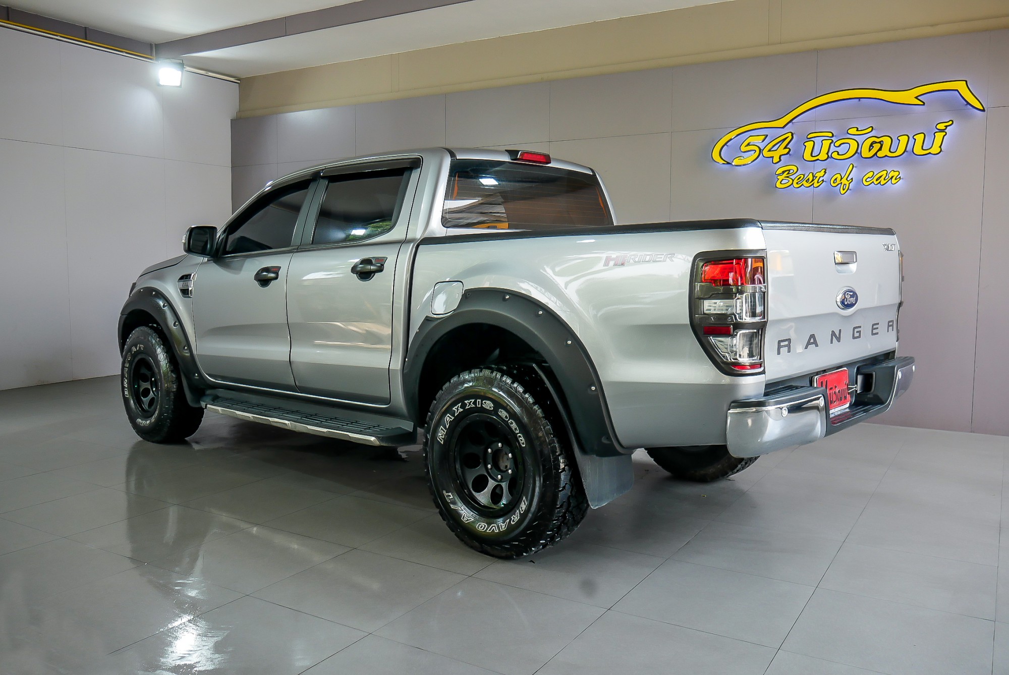 FORD RANGER DOUBLECAB 2.2 XLT HI-RIDER AT ปี 2016 สีเทา