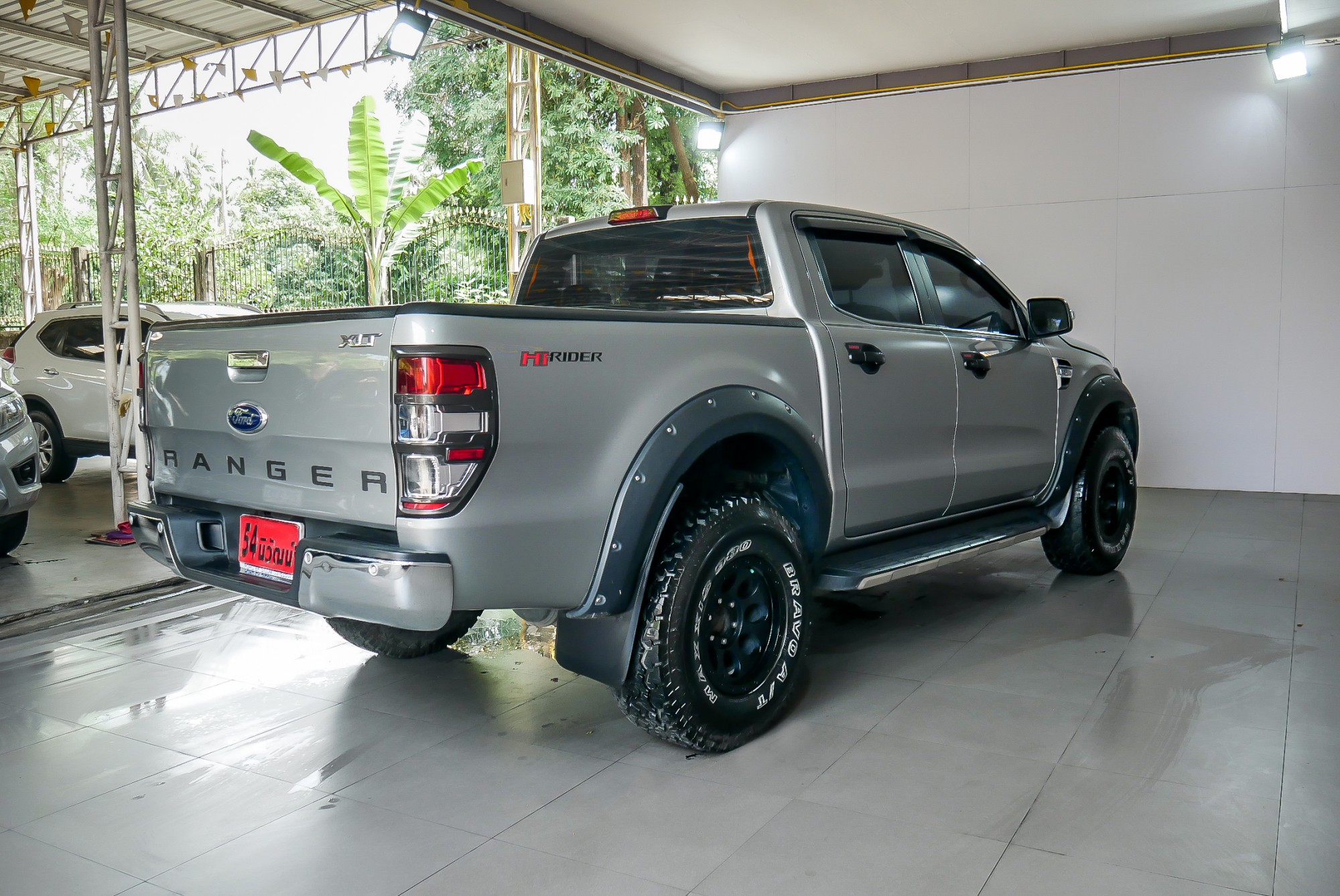 FORD RANGER DOUBLECAB 2.2 XLT HI-RIDER AT ปี 2016 สีเทา