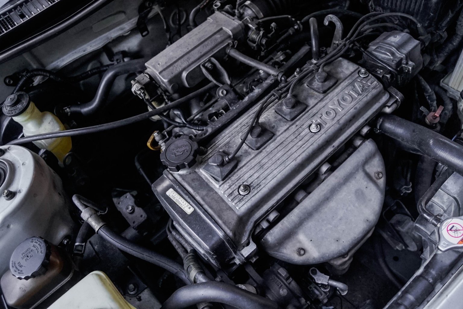 Toyota Corolla AE101 สามห่วง ปี 1991 สีเทา (รูปที่ 12)