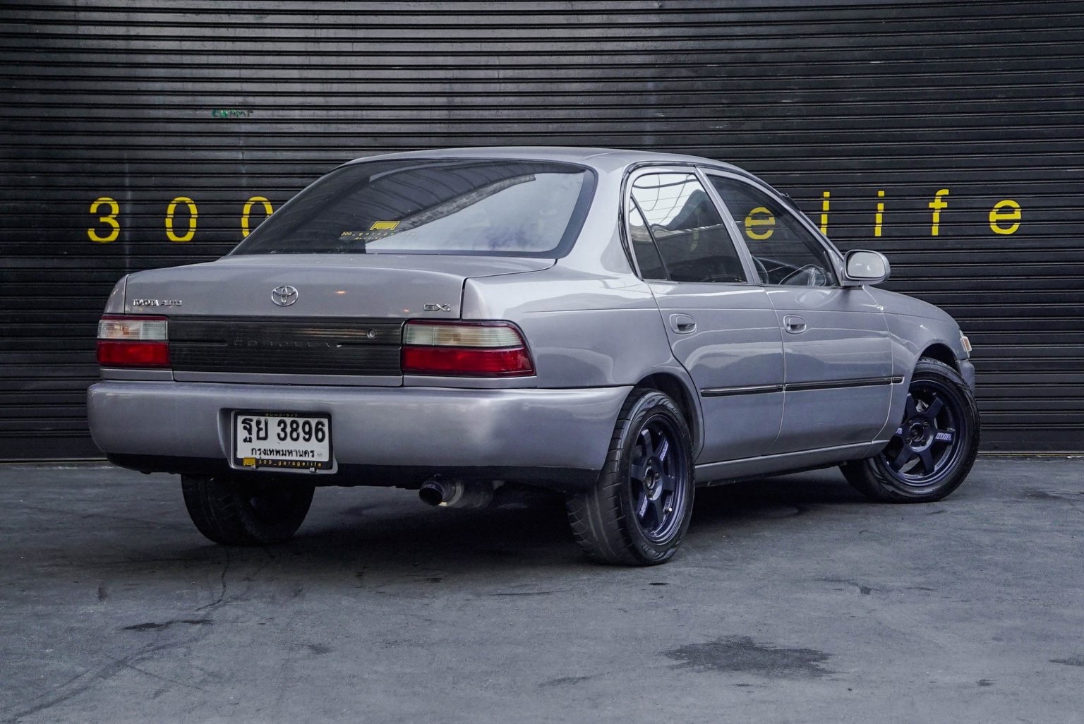Toyota Corolla AE101 สามห่วง ปี 1991 สีเทา (รูปที่ 2)