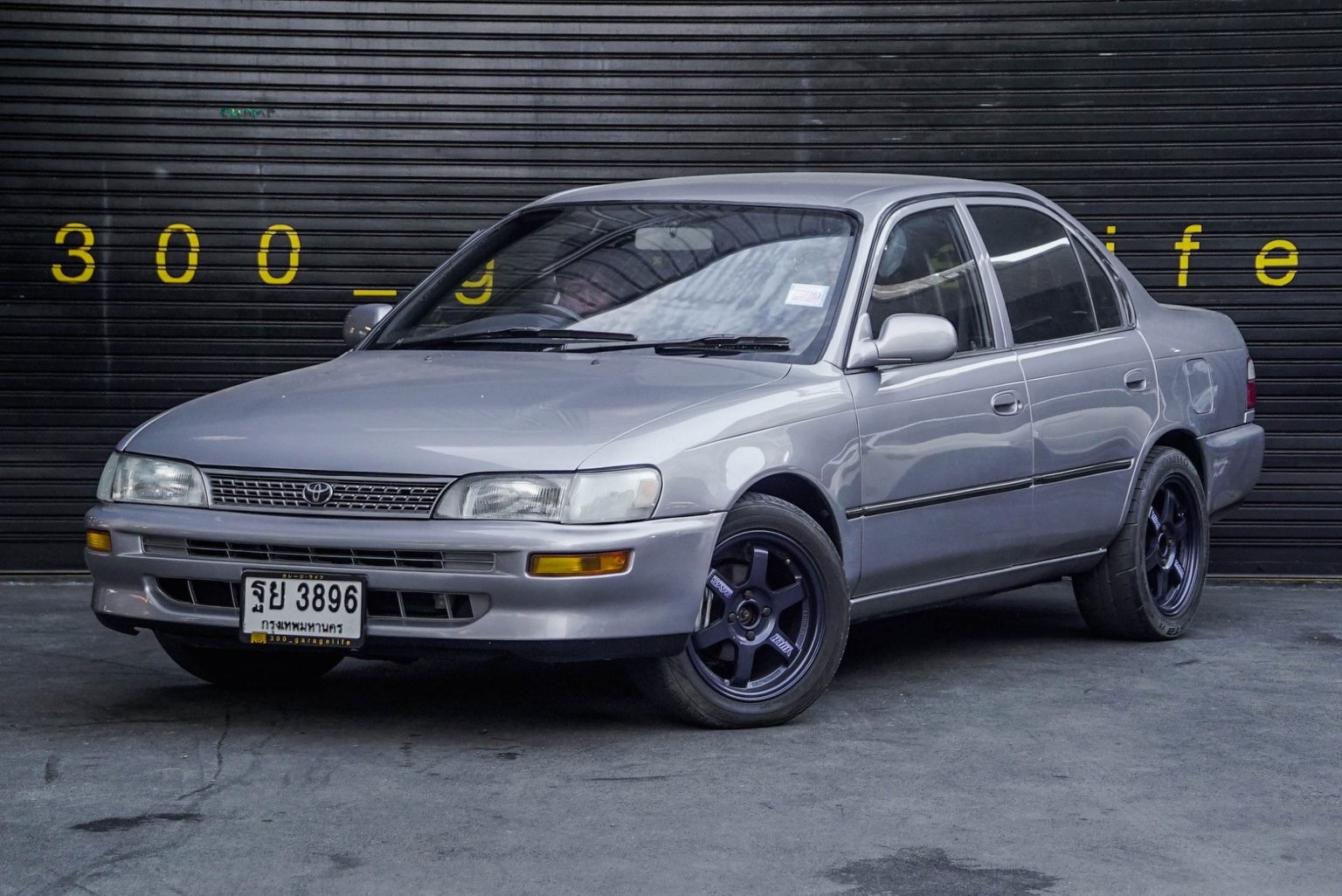 Toyota Corolla AE101 สามห่วง ปี 1991 สีเทา
