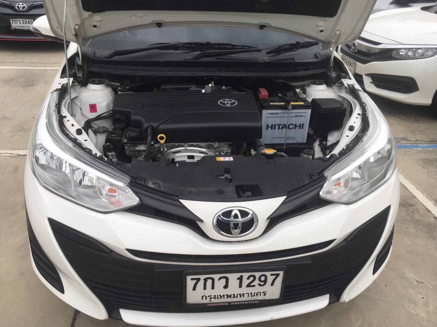 Toyota Yaris Ativ ปี 2018 สีขาว (รูปที่ 13)