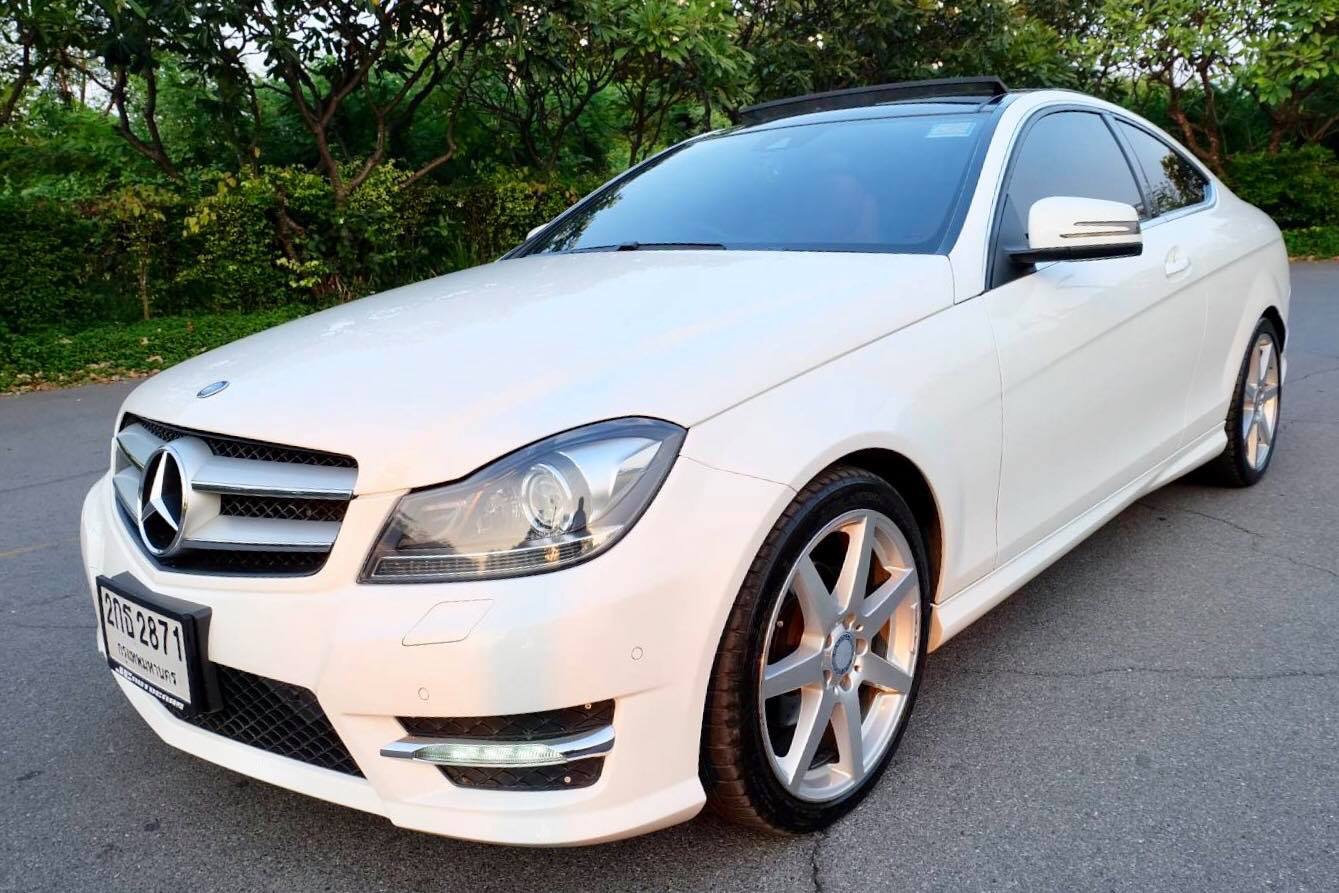 Mercedes-Benz C-Class C204 C180 ปี 2013 สีขาว (รูปที่ 2)