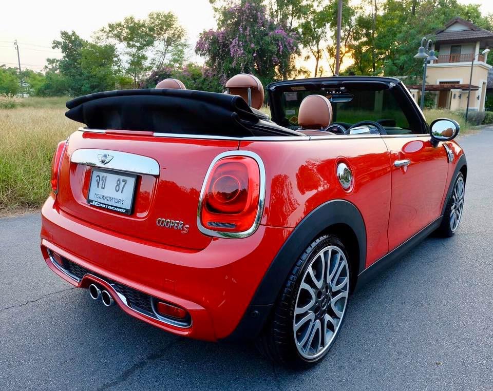 Mini Hatch (Cooper) Gen3 F57 (Convertible) ปี 2019 สีแดง (รูปที่ 6)