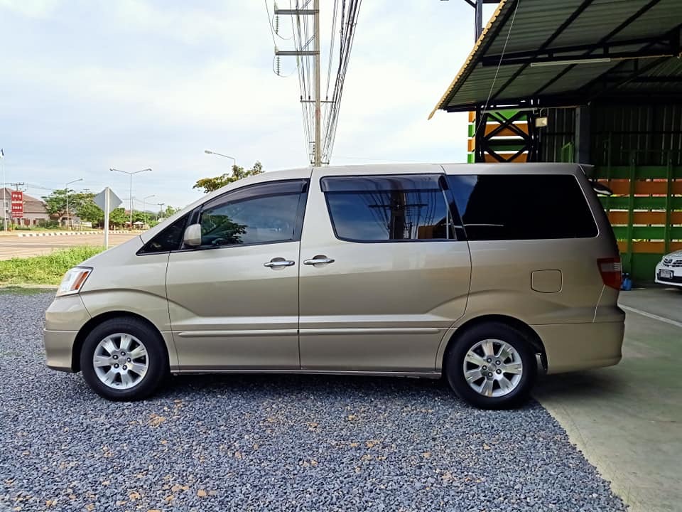 Toyota Alphard ปี 2005 สีทอง