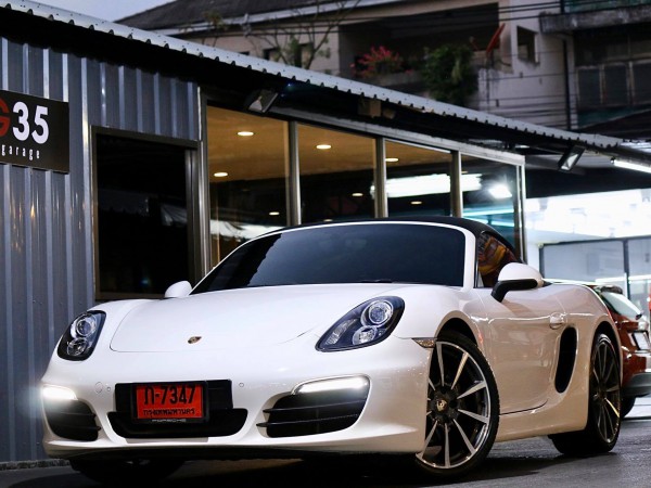 Porsche Boxster (Cayman) 981 à¸›à¸µ 2012 à¸ªà¸µà¸‚à¸²à¸§