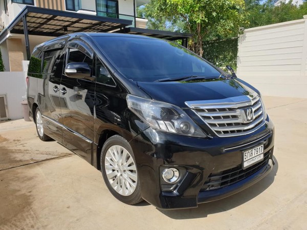 Toyota Alphard ปี 2008 สีดำ